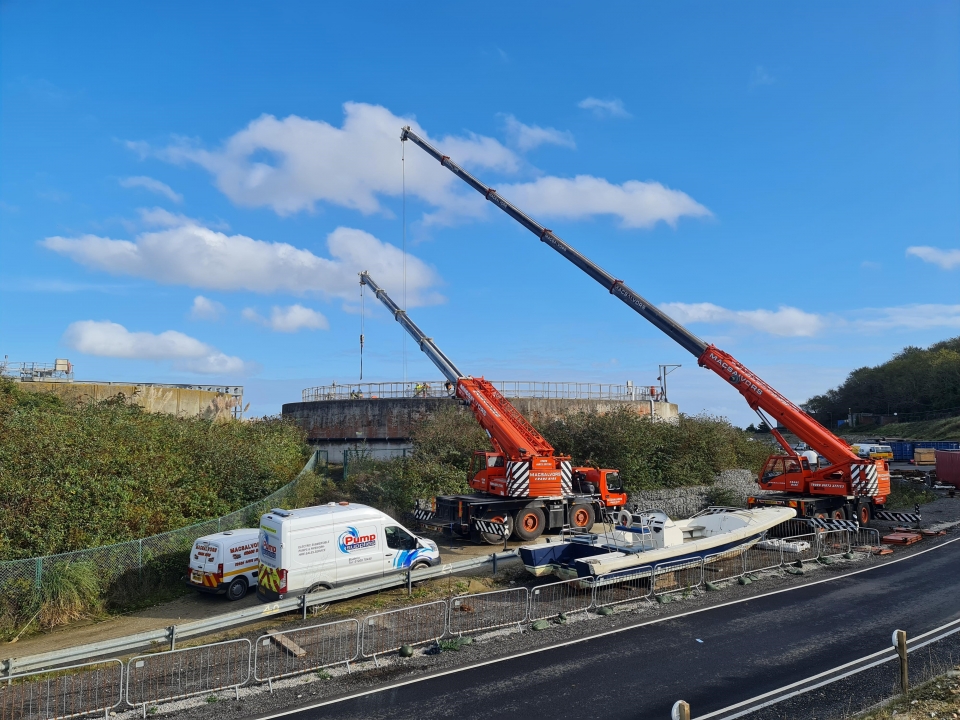 Newham based crane hire company are now home to 36 cranes