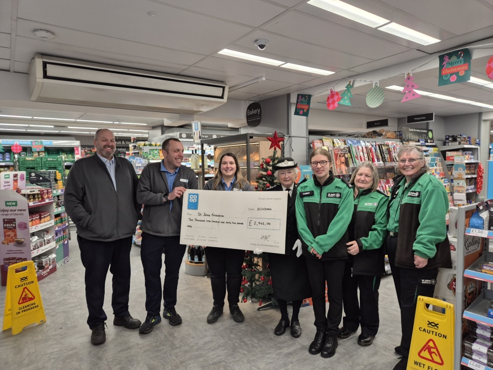 St John Ambulance welcomes local donations