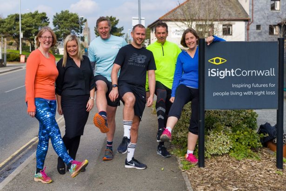 London Marathon 2018 - iSightCornwall is seeking to raise at least £6,000 after scooping six places