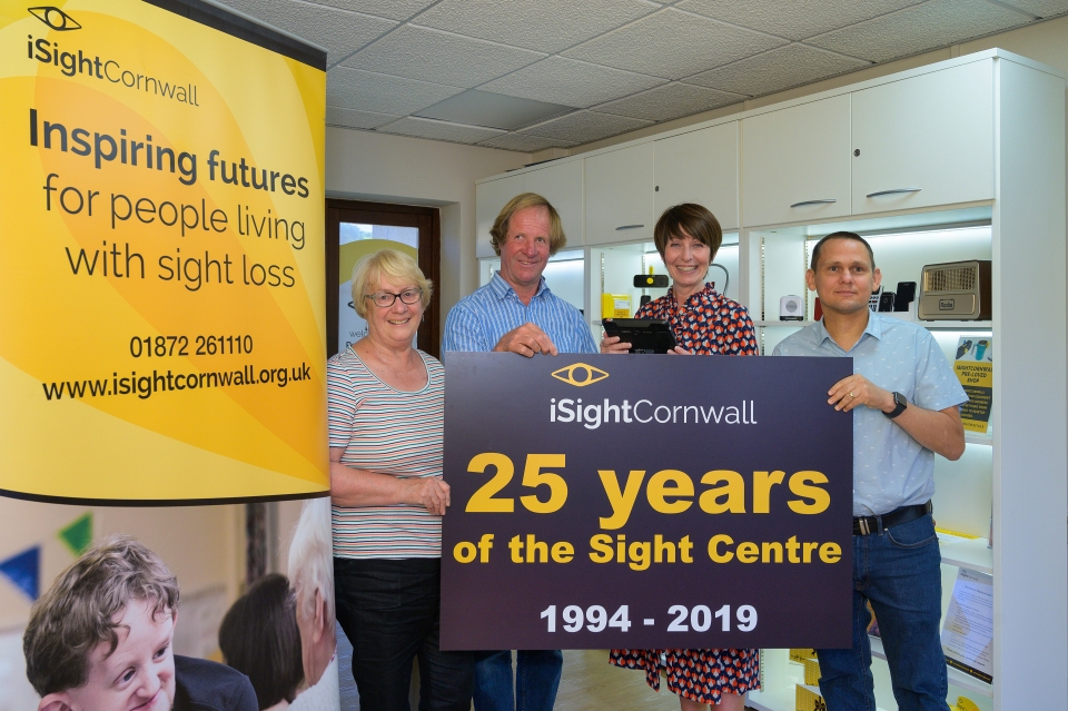 iSightCornwall is celebrating 25 years since first opening the Sight Centre